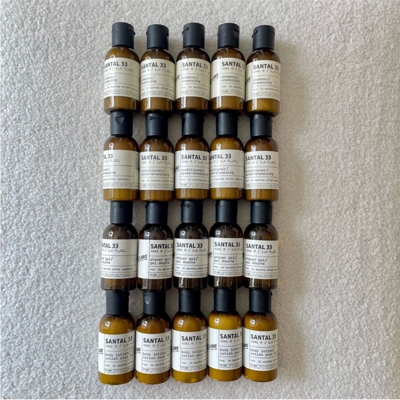 Le Labo Other - Le Labo Santal 33 Set: Shampoo Conditioner Shower Gel Body Lotion, Lot of 20